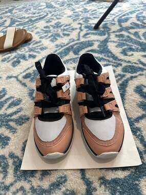 A New Day Karlo Colorblock Low Top Sneakers Pink White Black